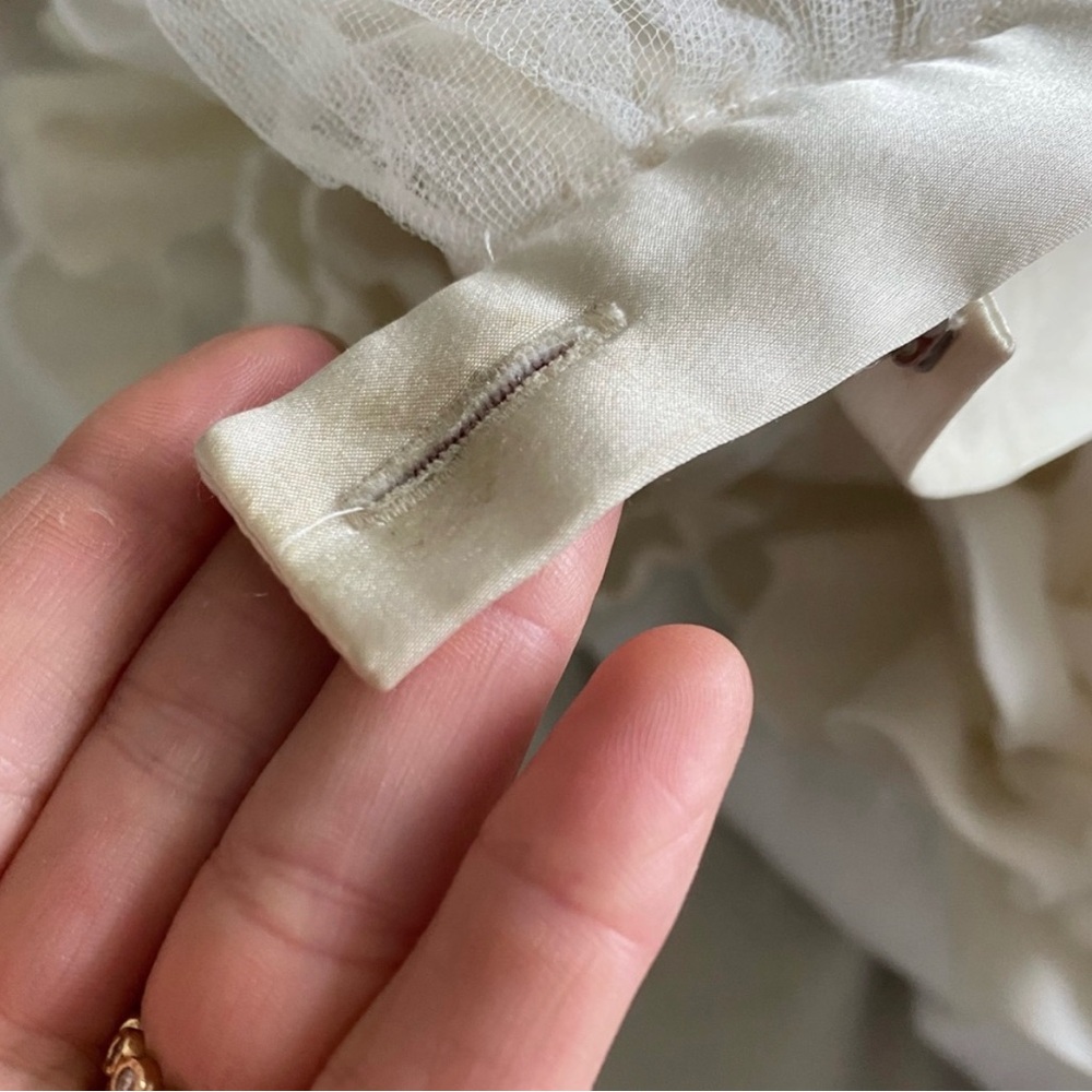 Anthropologie BHLDN x Hitherto Tulle Tiers Silk Maxi Skirt - Picture 6 of 6